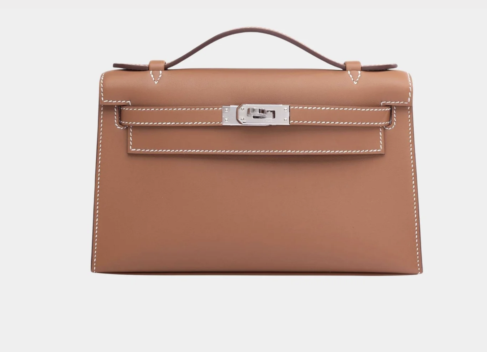HERMÈS Kelly Pochette Gold PHW - Authenticated luxury bag from CLUTCH Dubai