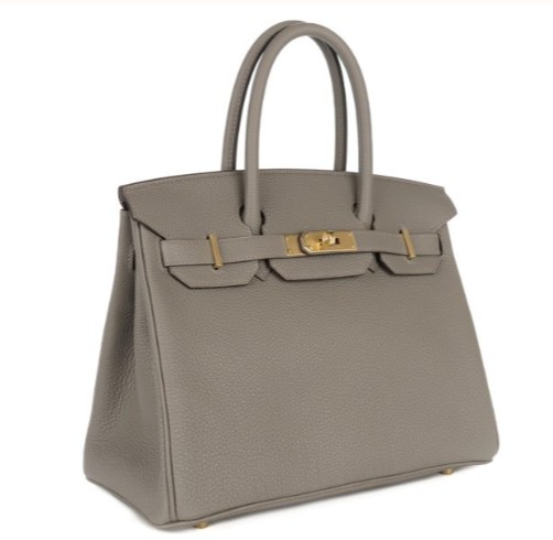 Hermès Birkin 30 Gris Meyer Togo Permabrass Hardware